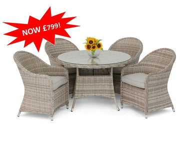 #3023 - Havana 4-Seater Dining Set 🍴🌞